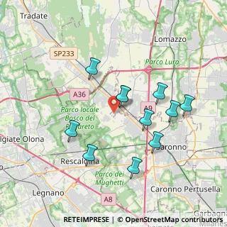 Mappa Via Per la Massina, 22078 Cislago VA, Italia (3.42455)