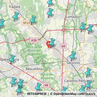 Mappa Via Per la Massina, 22078 Cislago VA, Italia (7.44778)