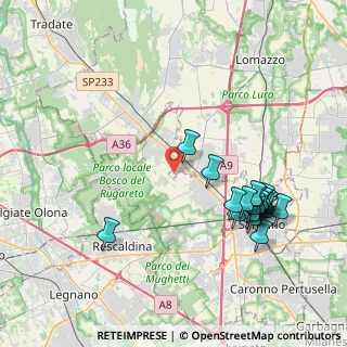 Mappa Via Per la Massina, 22078 Cislago VA, Italia (4.3065)