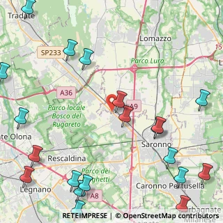 Mappa Strada Provinciale, 22078 Turate CO, Italia (6.5295)
