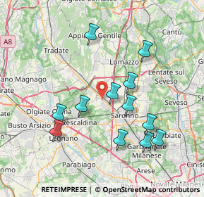 Mappa Strada Provinciale, 22078 Turate CO, Italia (7.32833)