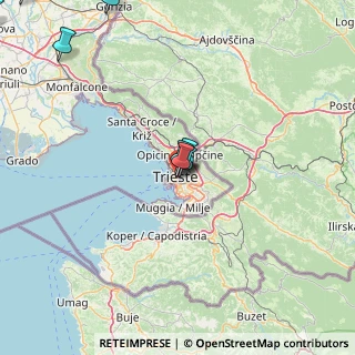 Mappa Via Ugo Foscolo, 34129 Trieste TS, Italia (44.724)