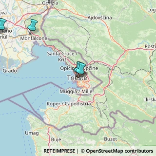 Mappa Via Ugo Foscolo, 34129 Trieste TS, Italia (33.87091)