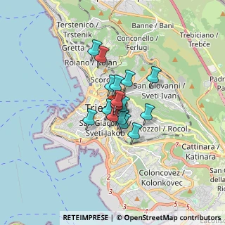 Mappa Via Ugo Foscolo, 34129 Trieste TS, Italia (0.91063)