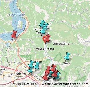 Mappa Via Piave, 25069 Villa Carcina BS, Italia (10.1085)