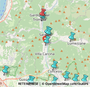 Mappa Via Piave, 25069 Villa Carcina BS, Italia (5.555)