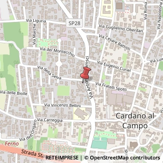 Mappa Via A. Gramsci, 37, 21010 Cardano al Campo, Varese (Lombardia)
