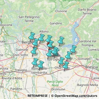 Mappa 24060 Chiuduno BG, Italia (10.735)