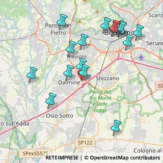 Mappa Via Istria, 24044 Dalmine BG, Italia (4.54188)