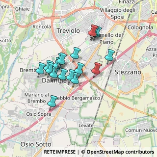 Mappa Via Istria, 24044 Dalmine BG, Italia (1.42737)