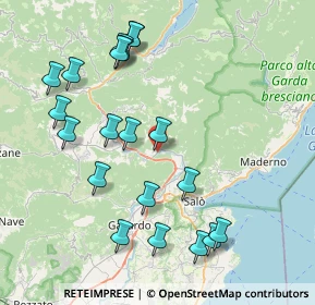 Mappa SP Nord IV, 25079 Vobarno BS, Italia (8.6575)