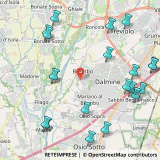 Mappa Via U. Foscolo, 24044 Dalmine BG, Italia (2.8875)