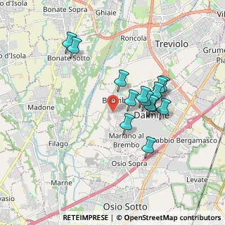 Mappa Via U. Foscolo, 24044 Dalmine BG, Italia (1.55286)