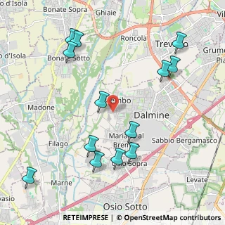 Mappa Via U. Foscolo, 24044 Dalmine BG, Italia (2.38385)
