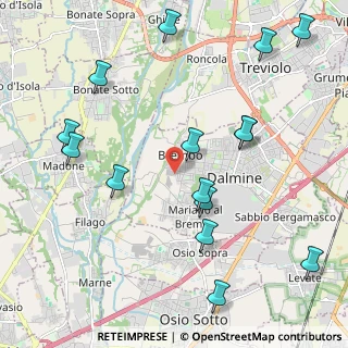 Mappa Via U. Foscolo, 24044 Dalmine BG, Italia (2.45533)