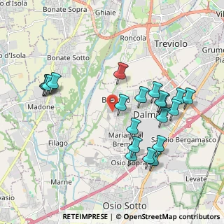 Mappa Via U. Foscolo, 24044 Dalmine BG, Italia (2.0125)