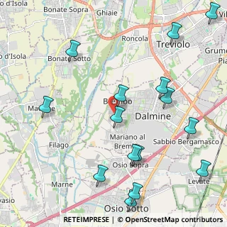 Mappa Via U. Foscolo, 24044 Dalmine BG, Italia (2.63533)