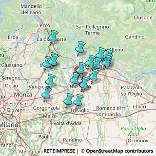 Mappa Via U. Foscolo, 24044 Dalmine BG, Italia (10.792)