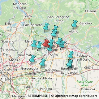 Mappa Via U. Foscolo, 24044 Dalmine BG, Italia (11.39556)