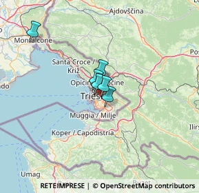 Mappa Via San Martino, 34142 Trieste TS, Italia (28.36583)