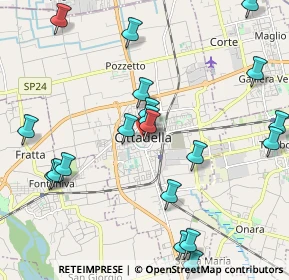 Mappa Via Giuseppe Garibaldi, 35013 Cittadella PD, Italia (2.3965)