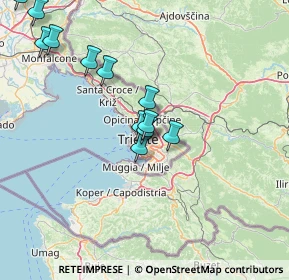 Mappa Via Guiseppe E Luca Del Mestri, 34141 Trieste TS, Italia (15.0575)
