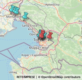 Mappa Via Guiseppe E Luca Del Mestri, 34141 Trieste TS, Italia (9.70667)