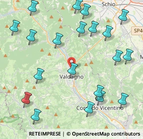 Mappa Via Giosuè Carducci, 36078 Valdagno VI, Italia (5.2205)