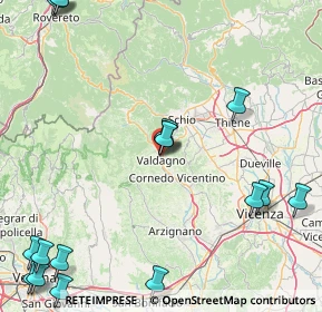 Mappa Via Giosuè Carducci, 36078 Valdagno VI, Italia (24.86588)
