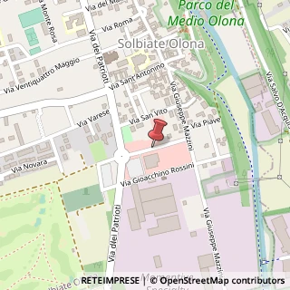 Mappa Via Wagner, 6 A, 21058 Solbiate Olona, Varese (Lombardia)