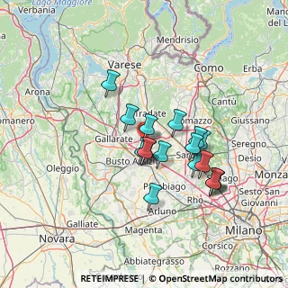 Mappa Via Wagner, 21058 Solbiate Olona VA, Italia (11.26118)