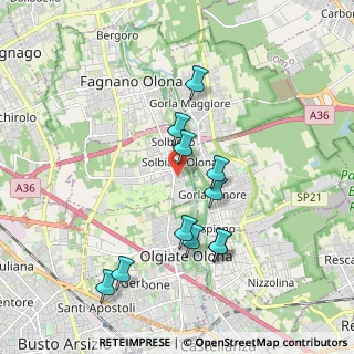 Mappa Via Wagner, 21058 Solbiate Olona VA, Italia (1.81)