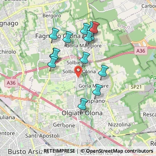 Mappa Via Wagner, 21058 Solbiate Olona VA, Italia (1.78357)