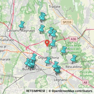 Mappa Via Wagner, 21058 Solbiate Olona VA, Italia (4.12111)