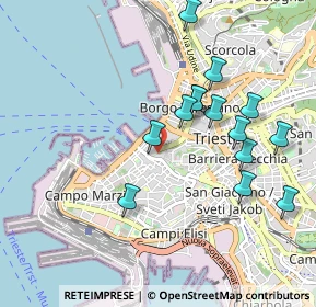 Mappa Via dei Capitelli, 34121 Trieste TS, Italia (1.00067)