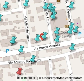 Mappa Via A. Fogazzaro, 35013 Cittadella PD, Italia (0.08333)