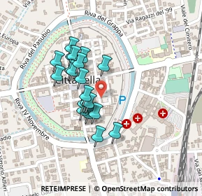 Mappa Via: Nico D, 35013 Cittadella PD, Italia (0.1705)