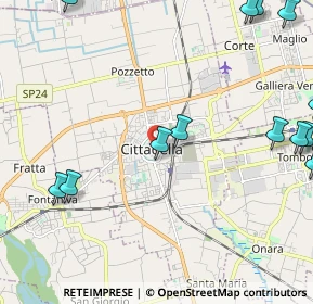 Mappa Via: Nico D, 35013 Cittadella PD, Italia (3.07077)