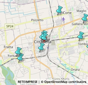 Mappa Via: Nico D, 35013 Cittadella PD, Italia (2.23455)