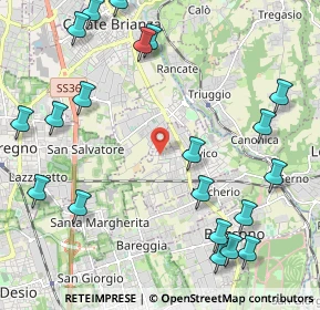 Mappa Via Leonardo da Vinci, 20845 Sovico MB, Italia (2.7505)
