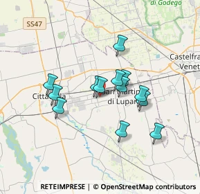 Mappa Via Cavaccina, 35019 Tombolo PD, Italia (2.74923)