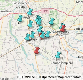 Mappa Via Cavaccina, 35019 Tombolo PD, Italia (6.09)