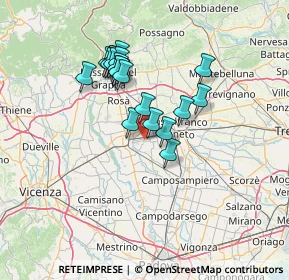 Mappa Via Cavaccina, 35019 Tombolo PD, Italia (11.593)
