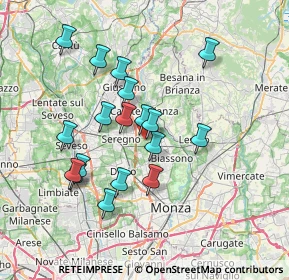 Mappa Strada Vicinale Cassina del Dosso, 20831 Cascina , Italia (6.54222)