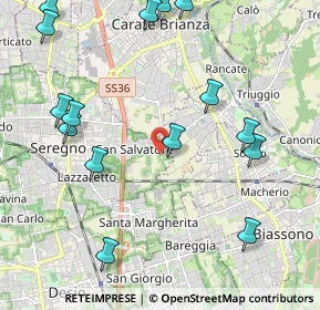 Mappa Strada Vicinale Cassina del Dosso, 20831 Cascina , Italia (2.578)