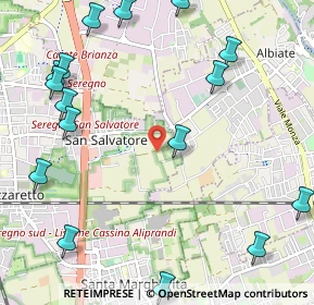 Mappa Strada Vicinale Cassina del Dosso, 20831 Cascina , Italia (1.44625)