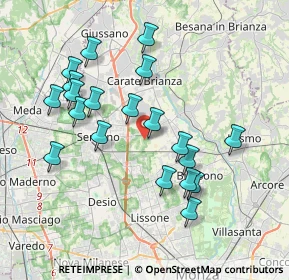 Mappa Strada Vicinale Cassina del Dosso, 20831 Cascina , Italia (3.7025)