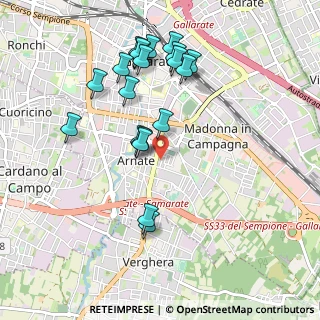 Mappa Via Gavazzi Umberto, 21013 Gallarate VA, Italia (0.9855)