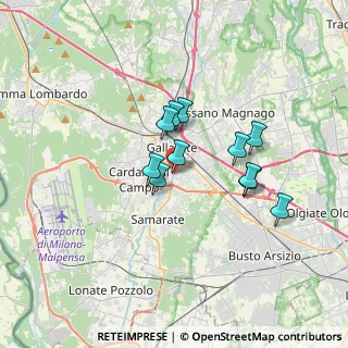 Mappa Via Gavazzi Umberto, 21013 Gallarate VA, Italia (2.58545)