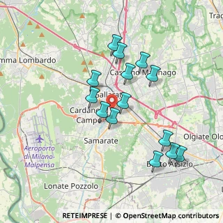 Mappa Via Gavazzi Umberto, 21013 Gallarate VA, Italia (3.40143)